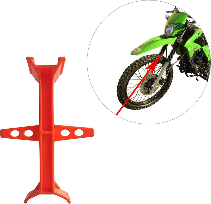 P1TOOLS Motorcycle Fork Guard Suspension Support Brace Transportation Tool Tie Down Seal Saver Protection Plastic for Dirt Bike Motocross Accessories - Image 4